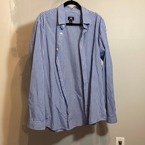H&M check dress shirt - Picture 1 of 6